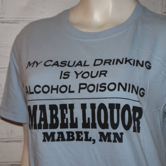 🍻💙 Mabel, MN Tee · Blue · Size M · Casual Drinking Vibes - Picture 5 of 8
